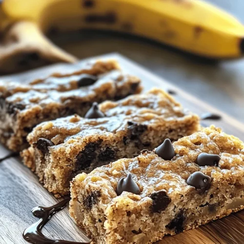 One of the key reasons why Chocolate Chip Banana Bliss Bars are both delightful and guilt-free is the incorporation of bananas and unsweetened applesauce into the recipe. Bananas are a nutritional powerhouse, providing a wealth of benefits. They are rich in essential nutrients such as potassium, vitamin C, and vitamin B6. Additionally, bananas contain fiber, which aids in digestion and helps you feel full longer. The natural sugars in bananas also mean that they can add a lovely sweetness to baked goods without the need for excessive added sugars.