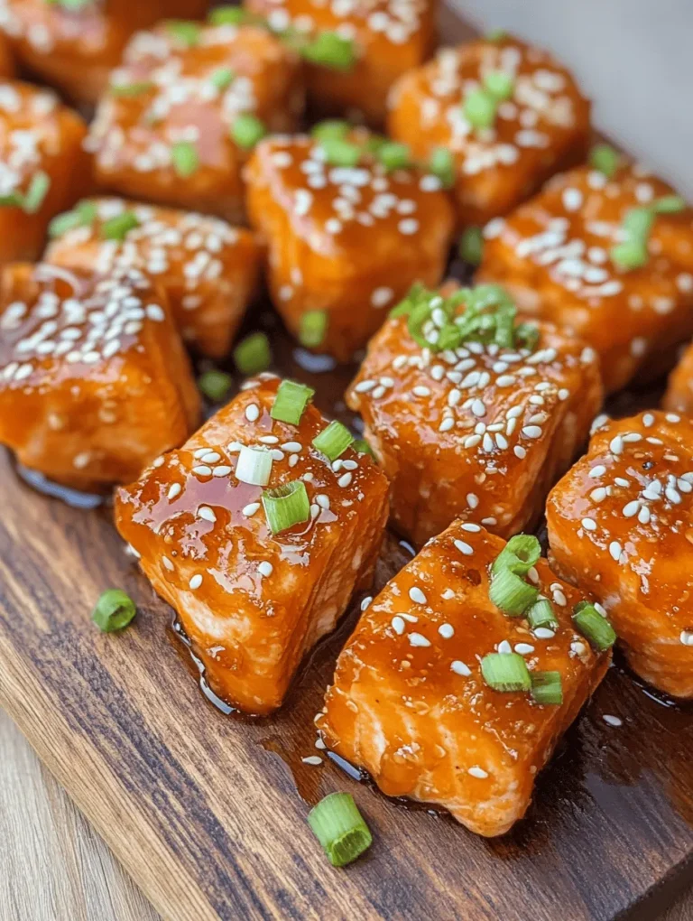If you’re looking for a dish that tantalizes the taste buds while also impressing at any occasion, look no further than Crispy Honey Garlic Salmon Bites. This recipe beautifully marries the rich, buttery flavor of salmon with a sweet-savory honey garlic glaze, resulting in a dish that is as delicious as it is visually appealing. The crispy coating adds an irresistible crunch, making these salmon bites a standout option for appetizers, party platters, or even a quick weeknight dinner.