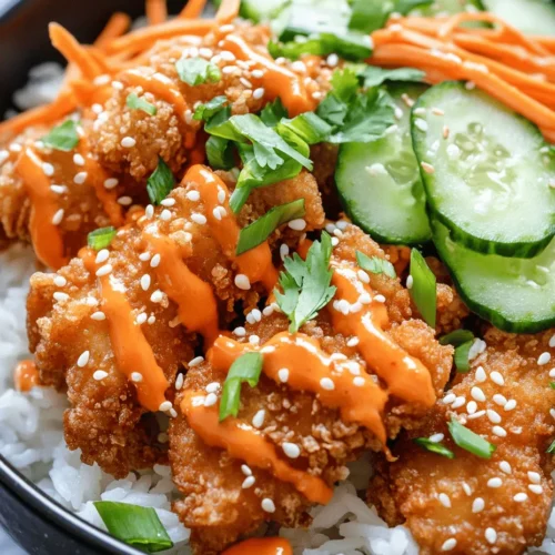 If you're looking for a dish that brings excitement and flavor to the dinner table, look no further than the Bang Bang Chicken Bowl. This delightful recipe combines juicy, crispy chicken with a vibrant medley of fresh vegetables, all drizzled with a signature bang bang sauce that packs a punch. The appeal of the Bang Bang Chicken Bowl lies not only in its flavor but also in its beautiful presentation— a colorful bowl filled with a variety of textures that makes every bite an adventure.