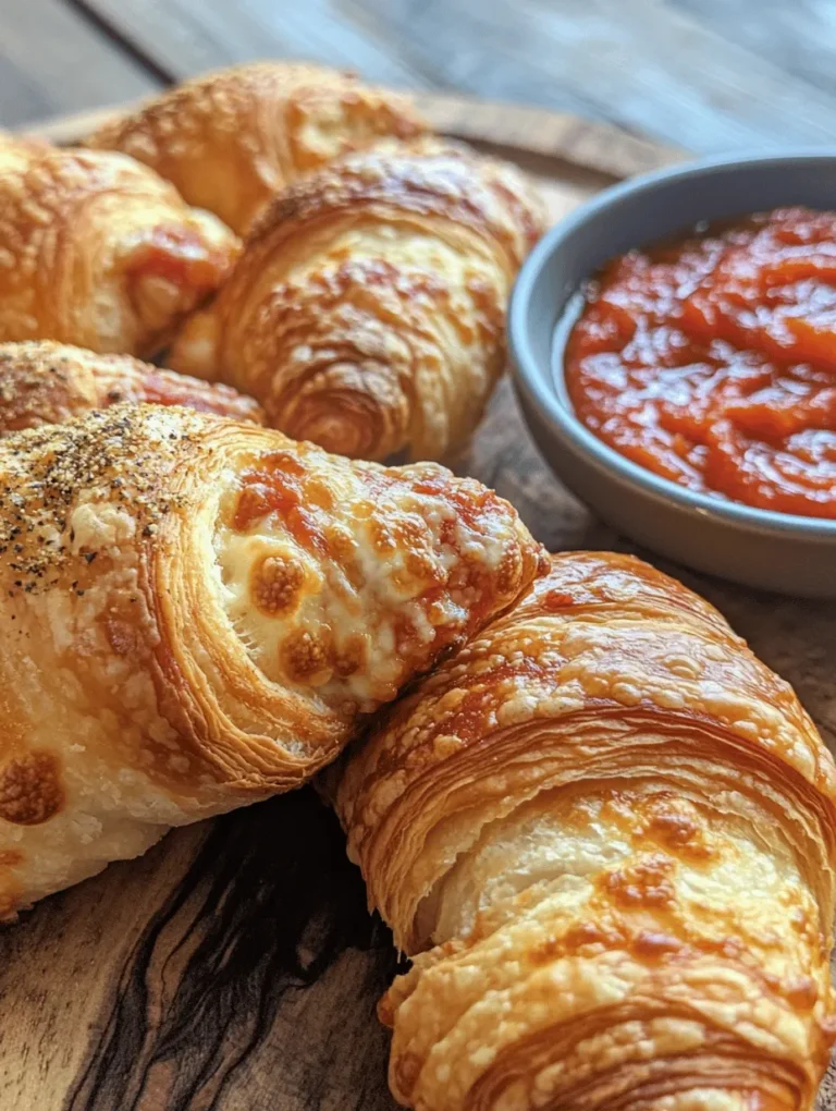 If you're looking to impress your guests or simply indulge in a delightful snack, the Mozzarella Pepperoni Croissant Rolls are a perfect choice. This recipe brings together the beloved flavors of gooey mozzarella cheese and savory pepperoni, enveloped in flaky, buttery croissant dough. The result? A mouthwatering treat that is not only delicious but also incredibly easy to prepare. Whether you're hosting a party, preparing a family gathering, or craving a tasty afternoon snack, these croissant rolls are sure to be a hit.