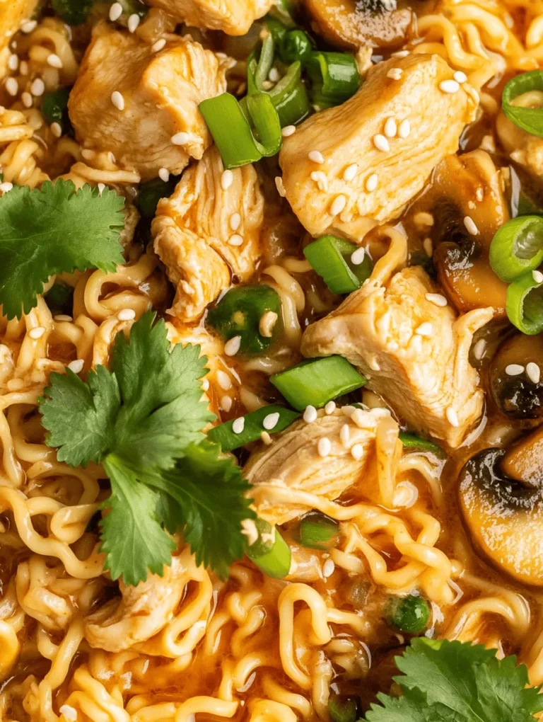 Dive into the world of comforting and spicy flavors with our Fiery Chicken Ramen, a dish that perfectly blends the warmth of traditional ramen with a creamy garlic sauce that packs a punch. This recipe is not just a meal; it’s an experience that tantalizes your taste buds and warms your soul. As you indulge in each bowl, the combination of spicy chicken, creamy sauce, and perfectly cooked noodles will transport you to culinary bliss. In this article, we’ll explore the origins of ramen, the ingredients that make this dish special, and provide step-by-step instructions to create your own spicy delight at home.