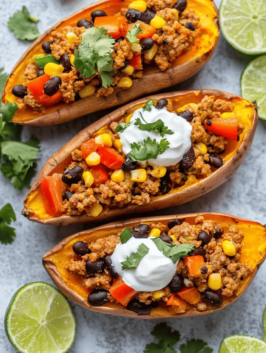 In the quest for healthy eating, the combination of flavor, nutrition, and convenience is paramount. Our High Protein Ground Turkey Stuffed Sweet Potato recipe perfectly encapsulates these ideals, offering a delicious dish that is as satisfying as it is wholesome. This vibrant meal features the natural sweetness of baked sweet potatoes, perfectly complemented by the savory richness of ground turkey and a medley of colorful vegetables. Not only does it provide a robust protein boost, but it also delivers essential nutrients, making it an excellent choice for anyone looking to enhance their diet without sacrificing taste.