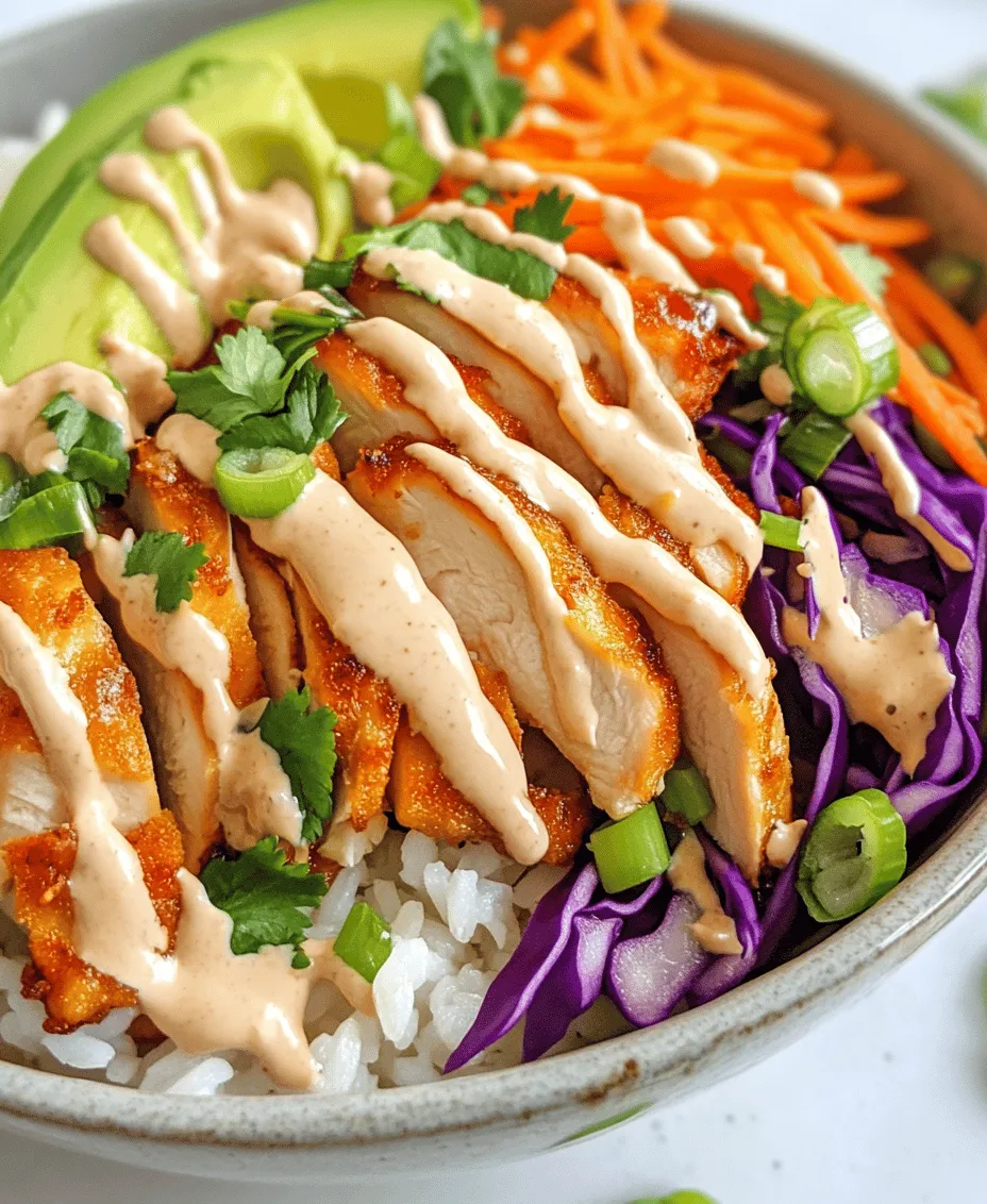 The Bang Bang Chicken Bowl is a vibrant and mouthwatering dish that brings together a symphony of flavors and textures in one satisfying meal. Originating from Asian culinary influences, this bowl combines tender, juicy chicken served over a bed of fluffy rice, complemented by fresh vegetables and a signature Bang Bang sauce that adds a spicy-sweet kick. Whether you're a busy professional looking for a quick weeknight dinner or a meal prep enthusiast wanting to whip up something nutritious and delicious, this recipe has you covered.