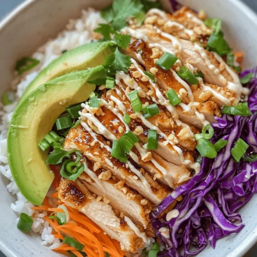 The Bang Bang Chicken Bowl is a vibrant and mouthwatering dish that brings together a symphony of flavors and textures in one satisfying meal. Originating from Asian culinary influences, this bowl combines tender, juicy chicken served over a bed of fluffy rice, complemented by fresh vegetables and a signature Bang Bang sauce that adds a spicy-sweet kick. Whether you're a busy professional looking for a quick weeknight dinner or a meal prep enthusiast wanting to whip up something nutritious and delicious, this recipe has you covered.