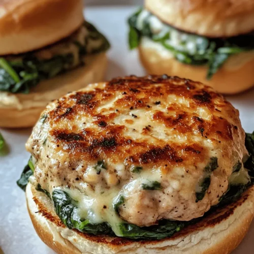 To truly appreciate the Creamy White Cheddar and Spinach Chicken Burgers, it’s essential to understand the role of each ingredient in enhancing both flavor and texture. Let’s delve into the components that make this recipe a standout.