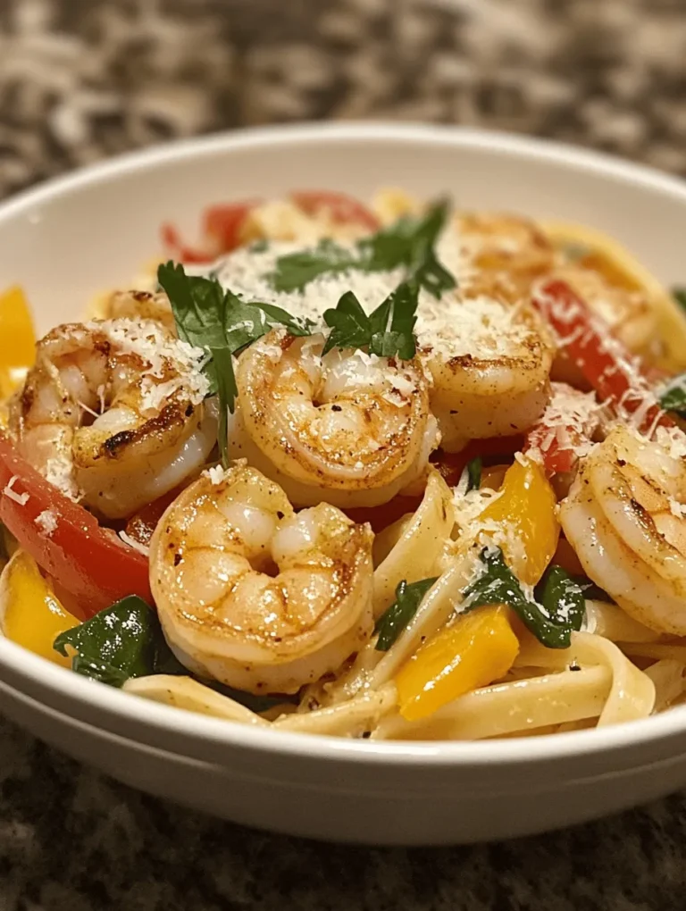 Jamaican Shrimp Pasta is a dish that captures the essence of Caribbean cuisine, bringing together vibrant flavors and fresh ingredients to create a delightful culinary experience. This dish combines the richness of a creamy sauce with the vibrant, spicy notes characteristic of Jamaican cooking, creating a meal that is both comforting and exciting. The use of succulent shrimp paired with perfectly cooked linguine pasta makes this dish suitable for various occasions, from casual weeknight dinners to elegant gatherings with friends and family.