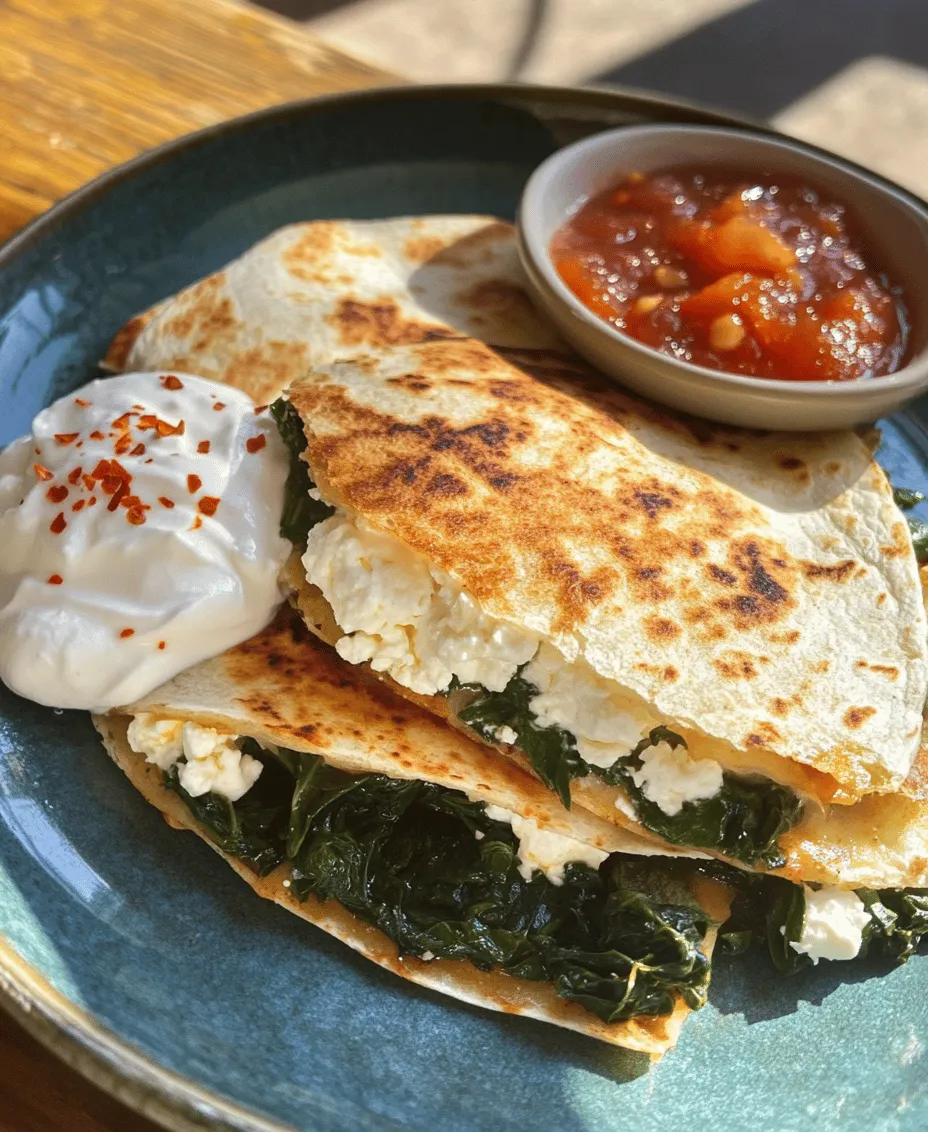 Quesadillas have firmly established themselves as a beloved dish around the world, adored for their versatility and ease of preparation. From classic cheese to adventurous fillings, they cater to a wide array of tastes and dietary preferences. One delightful variation that has gained popularity in recent years is the spinach and feta quesadilla. This dish not only reimagines the traditional quesadilla but also offers a healthy twist that combines rich flavors and vibrant textures.