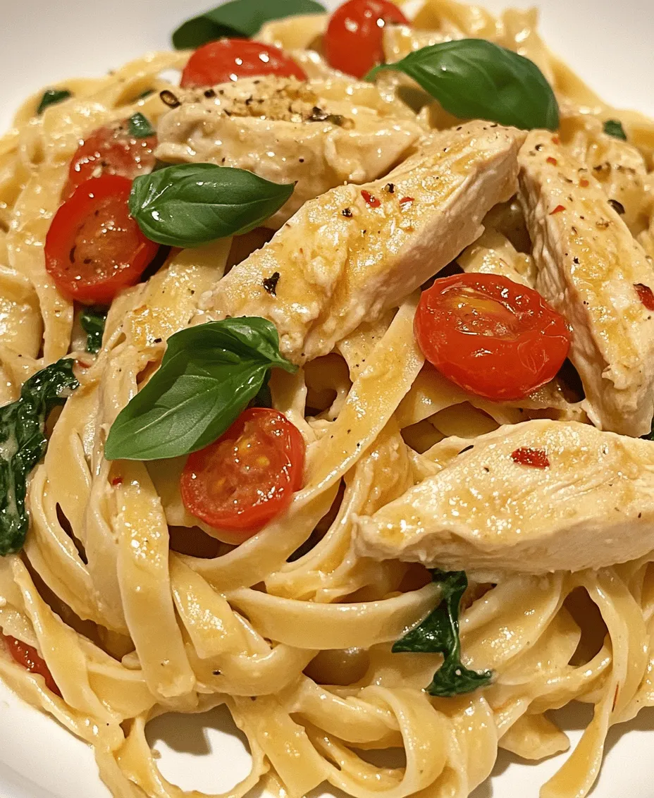 To create this Tuscan Chicken Pasta Delight, we will need a selection of ingredients that not only enhance the dish's flavor but also contribute to its overall appeal. Let’s take a closer look at what you’ll need and the role each ingredient plays in this delicious recipe.