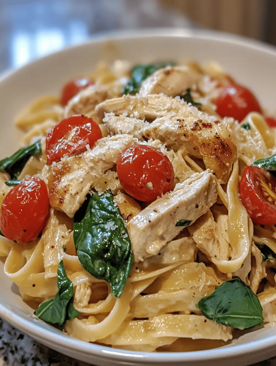 To create this Tuscan Chicken Pasta Delight, we will need a selection of ingredients that not only enhance the dish's flavor but also contribute to its overall appeal. Let’s take a closer look at what you’ll need and the role each ingredient plays in this delicious recipe.