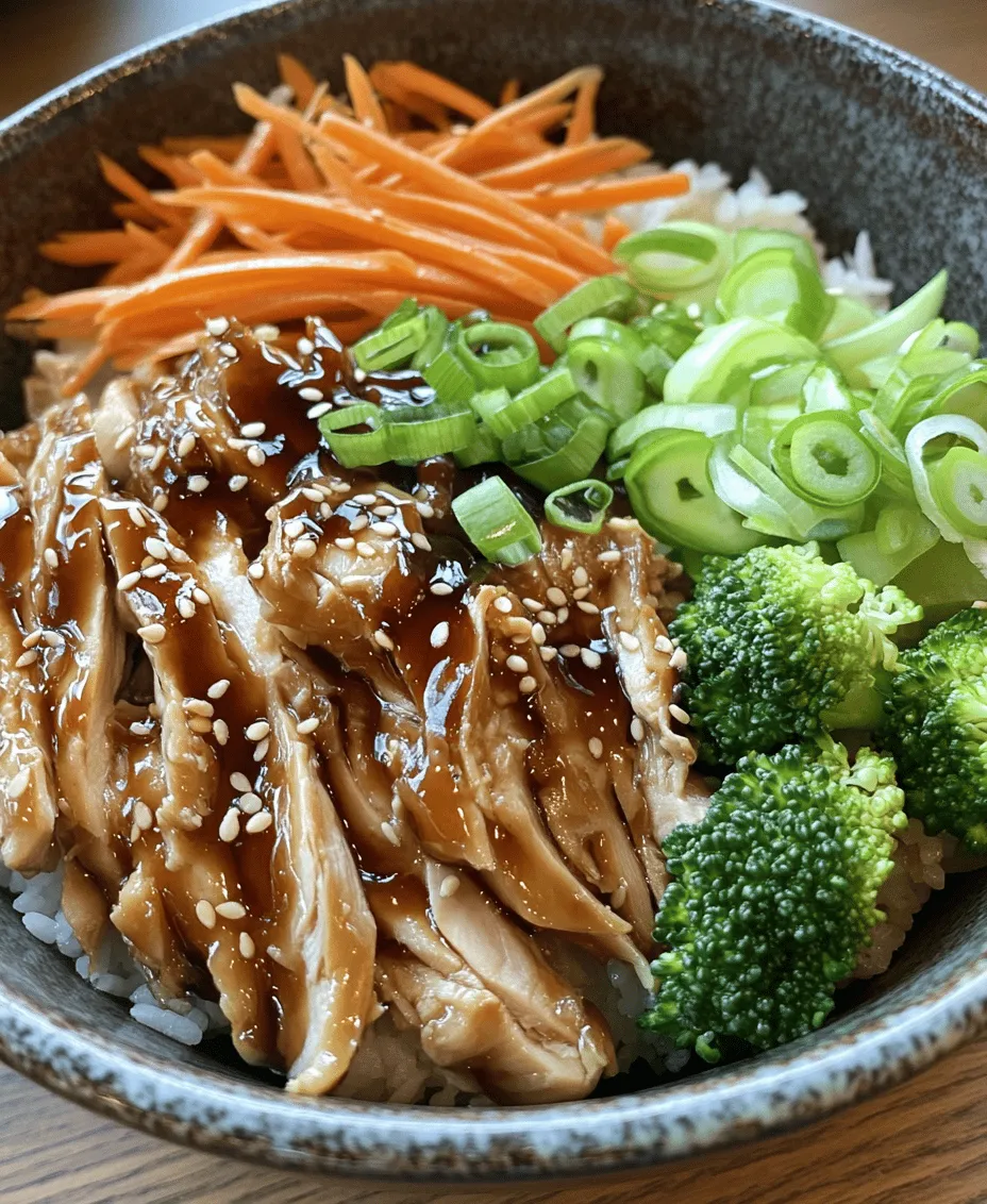 The Teriyaki Chicken Rice Bowl is a beloved staple within Asian cuisine, celebrated for its delightful fusion of flavors and textures. This dish combines tender chicken glazed in a savory-sweet teriyaki sauce, served over a bed of fluffy rice, and complemented with vibrant vegetables. It has gained popularity not only in restaurants but also in home kitchens, where food enthusiasts seek to replicate its deliciousness. Making this dish at home allows for greater control over the ingredients, particularly when it comes to the teriyaki sauce, which can be crafted to suit one’s personal taste preferences.