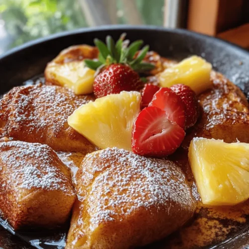 French toast is a beloved breakfast staple that has graced tables around the world for centuries. With its simple yet delectable combination of bread, eggs, and milk, this dish has seen countless variations, each adding a unique twist to the traditional recipe. Among the many adaptations, Hawaiian Roll French Toast stands out as a delightful fusion of sweet, fluffy bread and a rich custard mixture, offering a taste of the tropics right from your kitchen. This innovative recipe not only elevates the classic French toast experience but also brings a burst of flavor that will leave your family and friends craving more.
