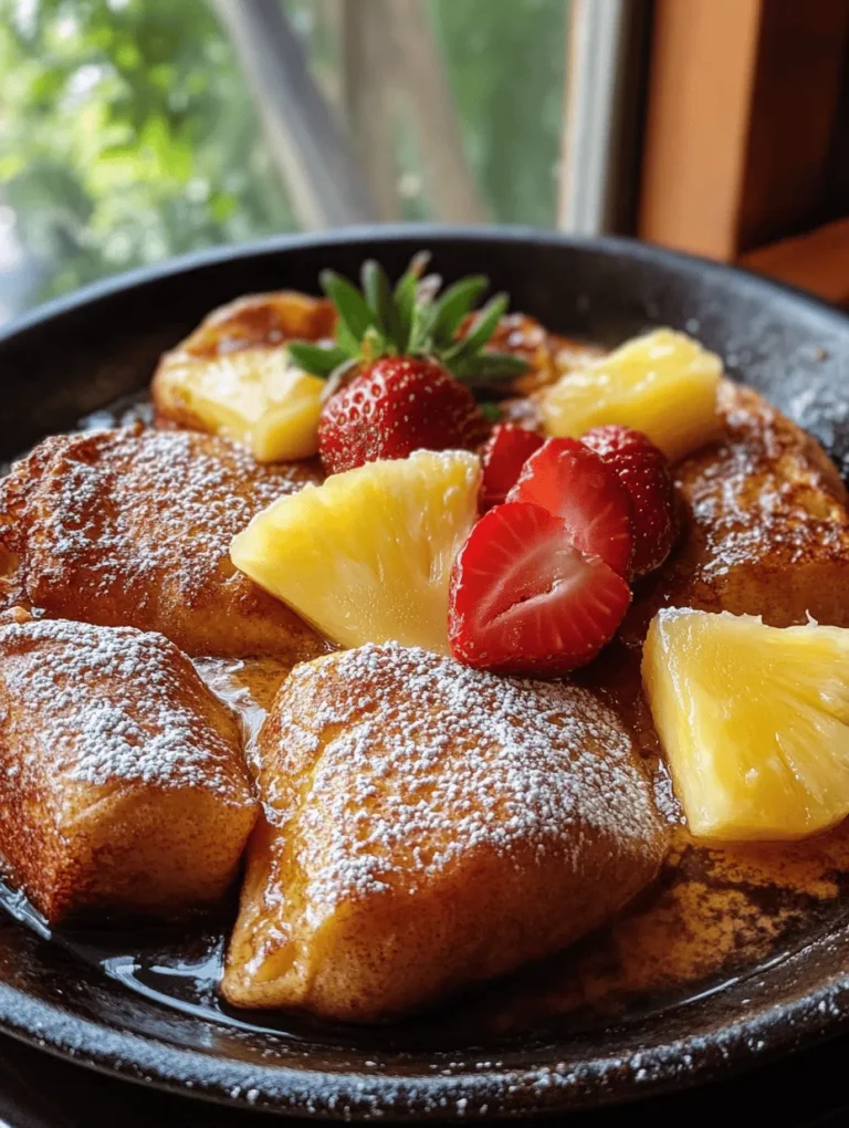 French toast is a beloved breakfast staple that has graced tables around the world for centuries. With its simple yet delectable combination of bread, eggs, and milk, this dish has seen countless variations, each adding a unique twist to the traditional recipe. Among the many adaptations, Hawaiian Roll French Toast stands out as a delightful fusion of sweet, fluffy bread and a rich custard mixture, offering a taste of the tropics right from your kitchen. This innovative recipe not only elevates the classic French toast experience but also brings a burst of flavor that will leave your family and friends craving more.