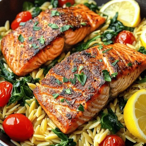 In recent years, one-skillet meals have surged in popularity among home cooks, and for good reason. They bring together convenience, flavor, and minimal cleanup, making them ideal for busy weeknights or leisurely weekends alike. One standout recipe that embodies these qualities is One Skillet Salmon with Lemon Orzo. This dish not only delivers a vibrant burst of flavors but also champions healthy eating, showcasing the natural richness of salmon paired beautifully with zesty lemon and delicate orzo.