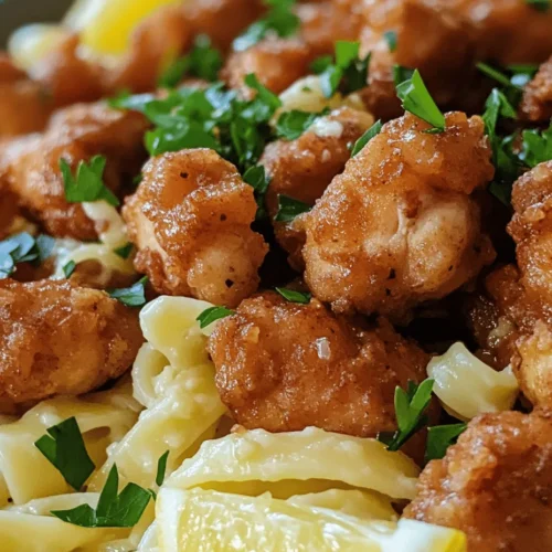 There’s something undeniably comforting about a dish that brings together tender chicken bites and a rich, creamy pasta. Garlic Butter Chicken Bites with Savory Creamy Parmesan Pasta is the quintessential comfort meal, perfect for cozy weeknight dinners or special gatherings. This recipe combines the succulent flavors of garlic and butter with the creamy richness of Parmesan pasta, creating a dish that is sure to impress anyone at your table.