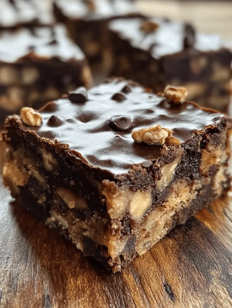 There's no denying that banana bread and brownies hold a special place in the hearts (and stomachs) of dessert lovers everywhere. Banana bread, with its moist crumb and comforting aroma, evokes memories of cozy kitchens and family gatherings. Brownies, on the other hand, are a rich, indulgent treat that brings joy with every fudgy bite. Imagine merging these two beloved desserts into one delectable creation: Banana Bread Brownies. This fusion recipe takes the best of both worlds, combining the moist, fruity essence of banana bread with the dense, chocolatey goodness of brownies.