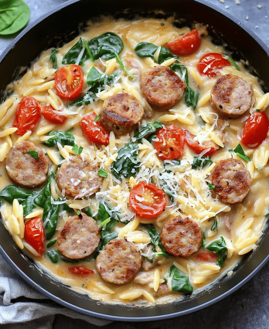 In the world of culinary delights, few dishes can rival the comforting essence of a creamy chicken sausage orzo skillet. This one-pan meal brings together the savory flavors of chicken sausage, the satisfying bite of orzo pasta, and the freshness of vegetables—all enveloped in a rich, creamy sauce. It's a dish that not only tantalizes the taste buds but also warms the heart, making it perfect for cozy dinners at home or special gatherings with friends and family.