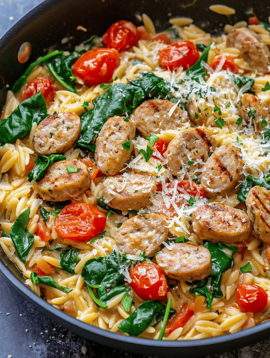 In the world of culinary delights, few dishes can rival the comforting essence of a creamy chicken sausage orzo skillet. This one-pan meal brings together the savory flavors of chicken sausage, the satisfying bite of orzo pasta, and the freshness of vegetables—all enveloped in a rich, creamy sauce. It's a dish that not only tantalizes the taste buds but also warms the heart, making it perfect for cozy dinners at home or special gatherings with friends and family.