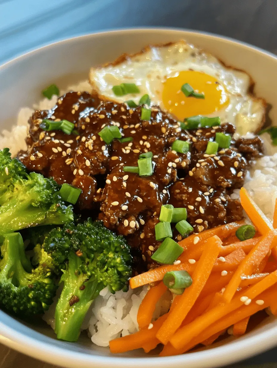 The Savory Korean Ground Beef Bowl is more than just a meal; it's a culinary experience that embodies the balance of flavors and textures that Korean cuisine is known for. The richness of the ground beef, the umami from the soy sauce, the sweetness from brown sugar, and the crunch of fresh vegetables come together to create a satisfying dish that appeals to both casual diners and seasoned chefs. The beauty of this bowl lies in its versatility—the flavors can be adjusted to suit individual tastes, whether you prefer a milder dish or one with a little extra kick.
