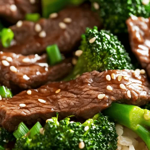 Chinese Beef and Broccoli Delight is a dish that beautifully marries tender slices of beef with vibrant, crisp broccoli, all enveloped in a rich, savory sauce. This beloved recipe has found its way into the hearts of many, making it a staple not only in Chinese restaurants but also in homes across the globe. It’s no wonder this dish is cherished; it offers a delightful balance of flavors and textures while being both quick and nutritious, perfect for busy weeknights or leisurely family dinners.