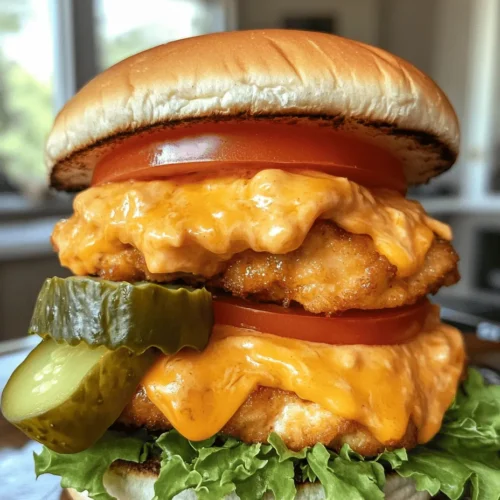 In recent years, chicken burgers have surged in popularity, becoming a staple in many households and restaurants alike. This trend reflects a broader shift towards healthier eating habits, where people seek lighter protein alternatives without compromising on flavor. Chicken burgers offer a juicy, flavorful option that can be customized to suit various palates and dietary preferences. Among the multitude of chicken burger recipes available, the Cheddar Ranch Chicken Burger stands out as a delightful twist on the traditional burger.