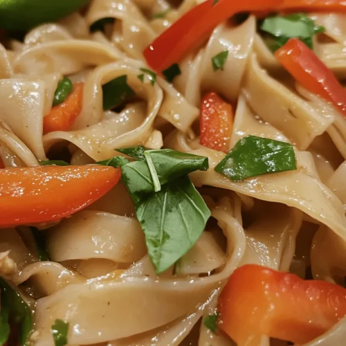 Drunken Noodles, or Pad Kee Mao, is a beloved dish that hails from the vibrant streets of Thailand. Known for its bold flavors and aromatic spices, this stir-fried noodle dish is a culinary delight that has captured the hearts of food lovers around the world. The name "Drunken Noodles" is a playful nod to its invigorating flavors, often said to be the perfect remedy for a hangover. The combination of fresh ingredients, zesty spices, and customizable proteins creates a dish that is not only satisfying but also highly adaptable to individual preferences.