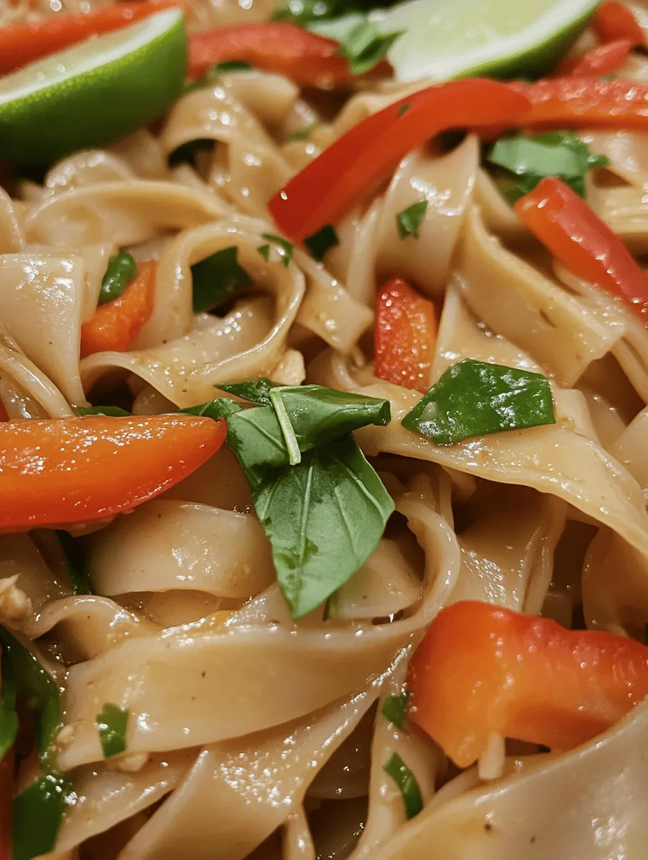 Drunken Noodles, or Pad Kee Mao, is a beloved dish that hails from the vibrant streets of Thailand. Known for its bold flavors and aromatic spices, this stir-fried noodle dish is a culinary delight that has captured the hearts of food lovers around the world. The name "Drunken Noodles" is a playful nod to its invigorating flavors, often said to be the perfect remedy for a hangover. The combination of fresh ingredients, zesty spices, and customizable proteins creates a dish that is not only satisfying but also highly adaptable to individual preferences.