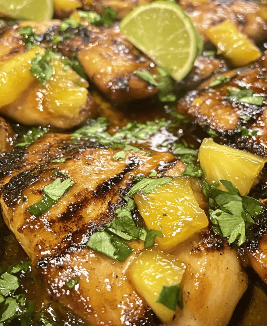 If you're looking to transport your taste buds to a sun-soaked beach paradise, the Tropical Pineapple-Glazed Chicken is the perfect dish to try. This vibrant and flavorful recipe combines the sweet and tangy notes of fresh pineapple with succulent chicken, creating a delightful culinary experience that truly embodies the essence of summer. With its harmonious blend of pineapple, honey, and ginger, this dish not only excites the palate but also brings a refreshing twist to your dinner table.