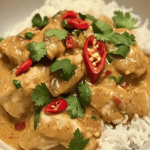Embark on a culinary adventure with our Spicy Brazilian Coconut Chicken recipe, a dish that beautifully captures the essence of Brazil's vibrant food culture. This recipe is a harmonious blend of creamy coconut milk, the kick of red curry paste, and the zest of fresh lime, creating an explosion of flavors that will leave your taste buds dancing. Not only does this dish tantalize your palate, but it also offers a nourishing and satisfying meal that is perfect for any occasion, be it an intimate dinner party or a quick weeknight dinner.