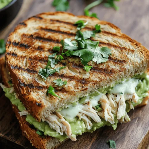 In today’s fast-paced world, the need for quick yet healthy meal options is more important than ever. The Chicken Avocado Melt Sandwich checks all the boxes: it’s simple to prepare, incredibly satisfying, and can easily be whipped up in under 30 minutes. Whether you’re a busy professional seeking a quick lunch or a parent looking for a nutritious meal for the family, this sandwich offers a delightful solution. Plus, it’s versatile enough to be customized with your favorite herbs and spices, ensuring that each bite is as unique as your culinary preferences.