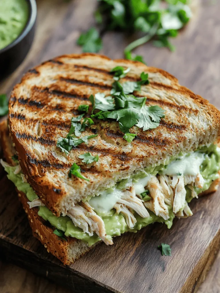 In today’s fast-paced world, the need for quick yet healthy meal options is more important than ever. The Chicken Avocado Melt Sandwich checks all the boxes: it’s simple to prepare, incredibly satisfying, and can easily be whipped up in under 30 minutes. Whether you’re a busy professional seeking a quick lunch or a parent looking for a nutritious meal for the family, this sandwich offers a delightful solution. Plus, it’s versatile enough to be customized with your favorite herbs and spices, ensuring that each bite is as unique as your culinary preferences.