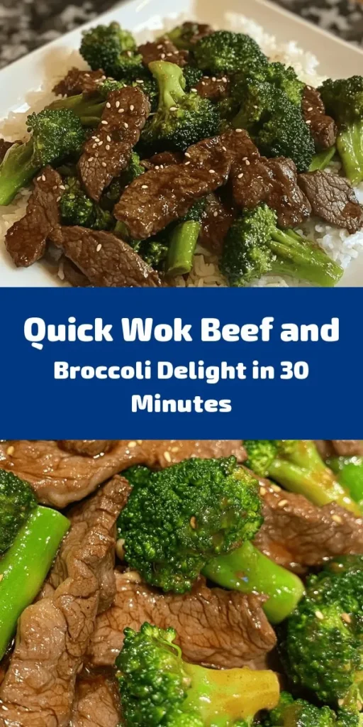 Discover a delicious and easy dinner with this Wok-Tossed Beef and Crisp Broccoli recipe! Perfectly marinated flank steak is stir-fried with vibrant broccoli, garlic, and ginger, all coated in a savory sauce. Ready in just 30 minutes, this dish is ideal for busy weeknights. Serve it over rice or noodles for a complete meal that’s sure to please the whole family. Get ready to enjoy a flavorful and satisfying dinner that’s just a few simple steps away!