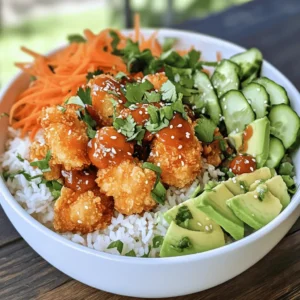 The Bang Bang Chicken Bowl is a flavorful and satisfying dish that brings together crispy chicken, fresh vegetables, and a creamy, spicy sauce. This delightful combination creates a perfect balance of textures and tastes that will excite your palate. Whether you're looking for a quick weeknight dinner or a meal prep option for the week ahead, this recipe fits the bill perfectly. Its versatility allows for numerous adaptations, making it suitable for a variety of dietary preferences while ensuring that every bite remains delicious and fulfilling.