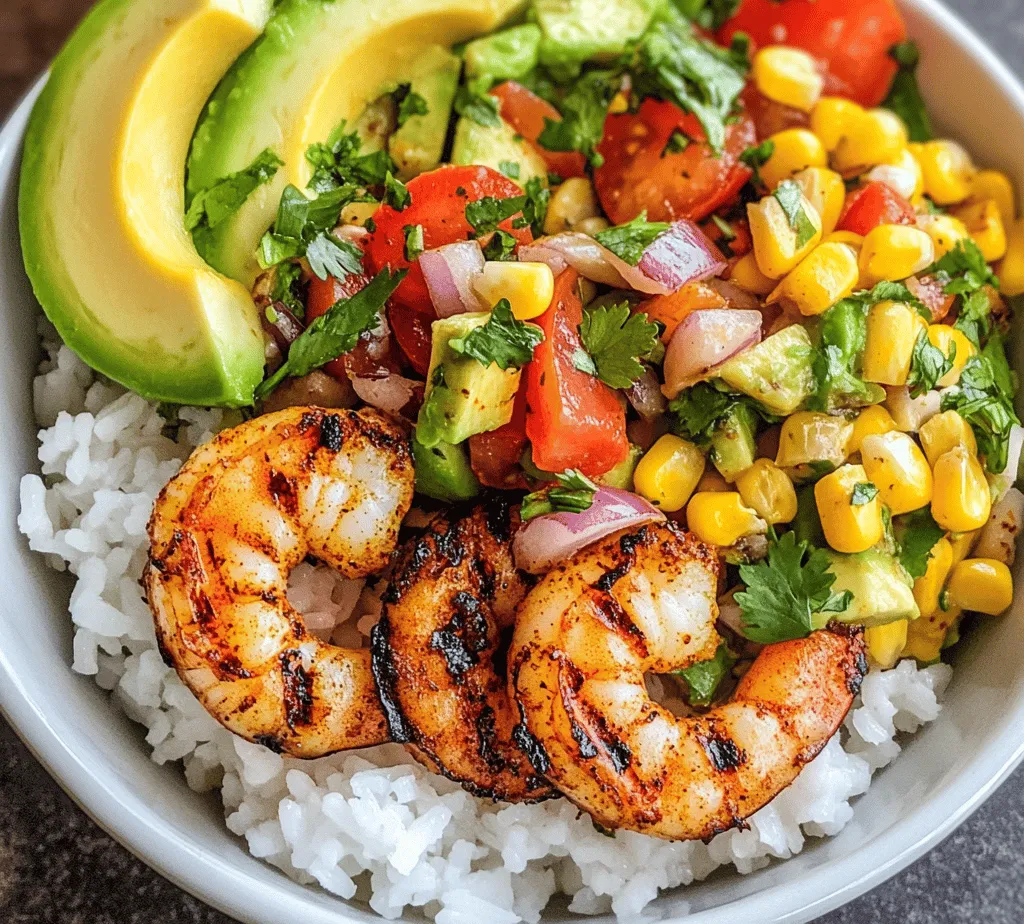 Imagine a dish that perfectly marries the vibrant essence of grilled seafood with the creamy richness of avocado and the zesty kick of corn salsa. The Grilled Shrimp Bowl with Avocado, Corn Salsa & Creamy Garlic Sauce is not just a meal; it’s a culinary experience that satisfies the palate while providing a feast for the eyes. This delightful dish is a celebration of fresh ingredients and bold flavors, making it an ideal choice for any occasion, whether it be a casual weekday dinner or a festive gathering with friends and family.