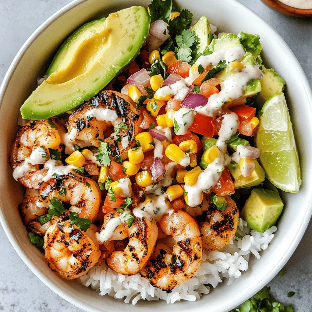 Imagine a dish that perfectly marries the vibrant essence of grilled seafood with the creamy richness of avocado and the zesty kick of corn salsa. The Grilled Shrimp Bowl with Avocado, Corn Salsa & Creamy Garlic Sauce is not just a meal; it’s a culinary experience that satisfies the palate while providing a feast for the eyes. This delightful dish is a celebration of fresh ingredients and bold flavors, making it an ideal choice for any occasion, whether it be a casual weekday dinner or a festive gathering with friends and family.