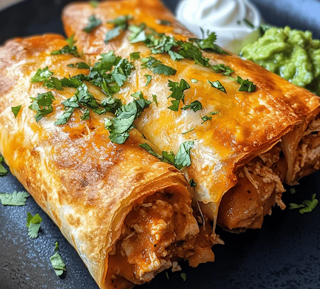 Crispy chicken chimichangas are a delightful staple in Mexican cuisine that have captured the hearts—and appetites—of food lovers around the world. These golden, deep-fried burritos offer a perfect blend of textures and flavors, making them a beloved choice for both casual dining and festive gatherings. Originating from the Southwestern United States, chimichangas have gained immense popularity due to their versatility and satisfying nature. Whether served with a side of guacamole, salsa, or a drizzle of sour cream, these crispy treats promise a burst of flavor in every bite.