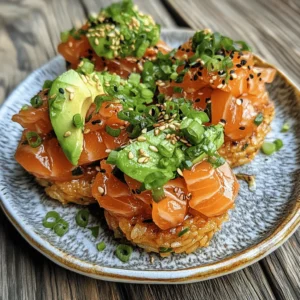 At the heart of Salmon Crispy Rice lies sushi rice, known for its unique properties that set it apart from regular rice varieties. Sushi rice, or "shari," is a short-grain rice that becomes sticky when cooked, allowing it to hold its shape and be molded into various forms. The stickiness is essential for creating the perfect base for your crispy rice cakes.