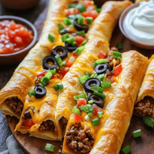 To create the perfect Cheesy Taco Sticks, it's essential to understand the main components that contribute to their delightful taste and texture. Each ingredient plays a crucial role in building layers of flavor that will have everyone coming back for more.
