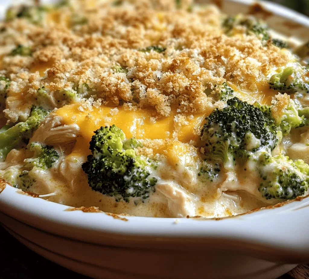 The foundation of any great casserole is its ingredients, and the Creamy Chicken Broccoli Bake is no exception. Let's take a closer look at the core components that come together to create this delightful dish: