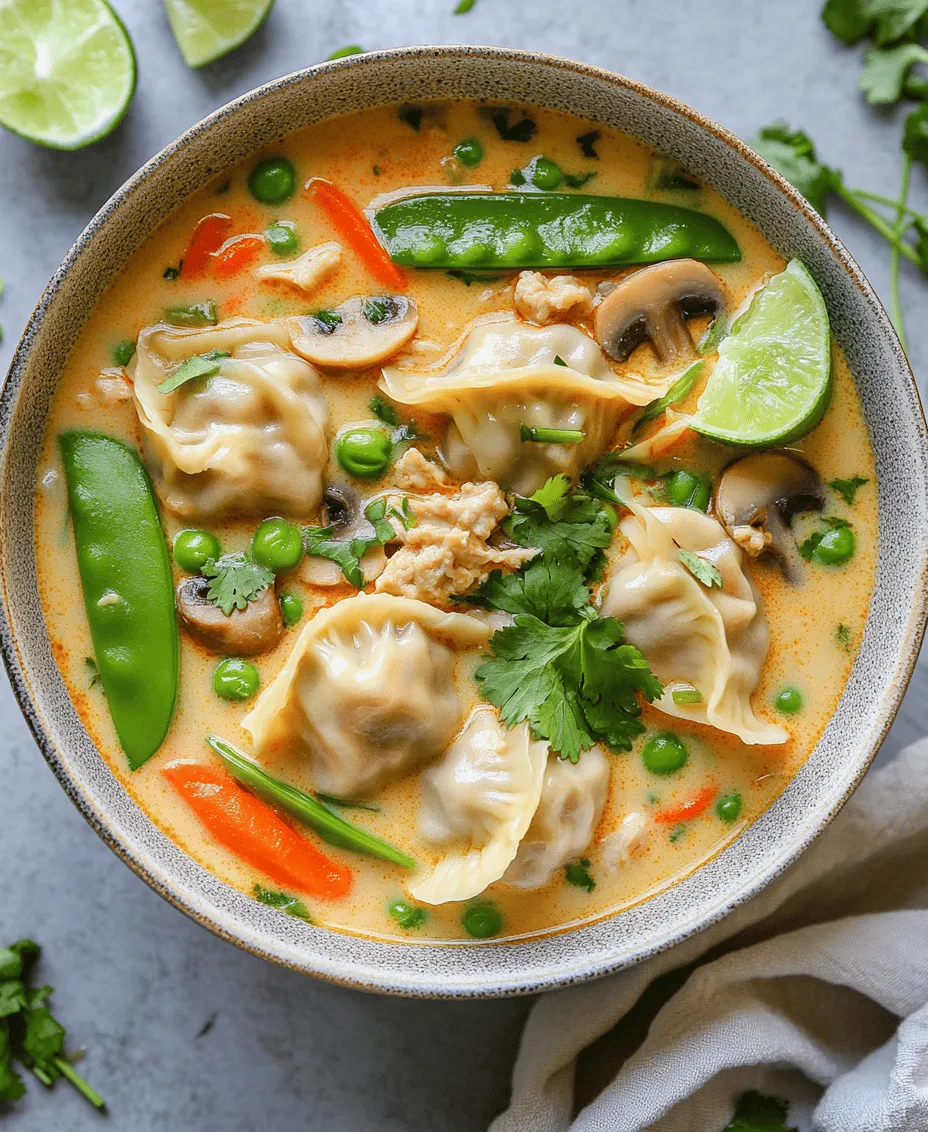 Curry dumpling soup is a dish that beautifully marries the rich, comforting essence of traditional soup with the delightful, textural intrigue of dumplings. With roots in various Asian cuisines, this dish has garnered popularity across cultures, celebrated not only for its vibrant flavors but also for its ability to bring people together. Its comforting warmth makes it a perennial favorite, especially during colder months or when one craves a hearty meal that nourishes both body and soul.