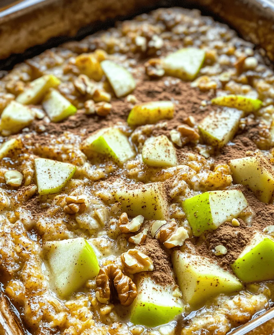 In today’s health-conscious world, finding a breakfast that is both nutritious and delicious can be a challenge. Many of us are balancing busy schedules, work commitments, and family responsibilities, making it difficult to prioritize wholesome meals in the morning. Enter the Irresistible Healthy Apple Oatmeal Breakfast Bake—a perfect solution for busy mornings, meal prep, or a delightful family brunch. This dish is not just a breakfast option; it’s a delightful way to start your day filled with the warmth of cinnamon and the natural sweetness of baked apples.