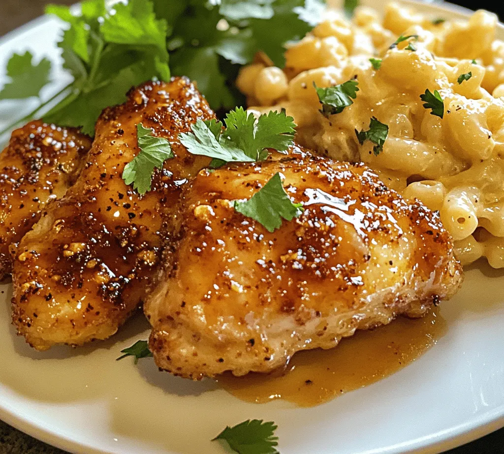 If you're searching for a dish that tantalizes your taste buds with a beautiful dance of sweet and spicy flavors, look no further than Sweet and Spicy Honey Pepper Chicken. This dish marries the natural sweetness of honey with the fiery kick of sriracha, resulting in a chicken recipe that is as vibrant as it is delicious. Paired with a side of creamy macaroni cheese, this meal is perfect for family dinners, gatherings, or any occasion where you want to impress your guests with an explosion of flavor.