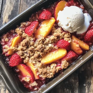 As the warm sun shines down and the days grow longer, summer brings with it a bounty of delightful fruits and vibrant flavors. It’s a time when dessert takes on a refreshing character, blending seasonal produce into sweet, comforting treats that evoke nostalgia and joy. One such dessert that perfectly encapsulates the essence of summer is the Sweet Summer Strawberry Peach Crisp. This dish combines the luscious sweetness of ripe strawberries and juicy peaches with a crunchy topping, offering an irresistible balance of flavors and textures that is sure to please family and friends alike.