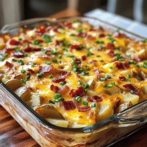 If you’re searching for a breakfast dish that is as comforting as it is delicious, look no further than the Cheesy Bacon Potato Breakfast Casserole. This hearty dish combines layers of crispy bacon, tender potatoes, and gooey cheese, making it an ideal start to any day. Breakfast is often hailed as the most important meal, and this casserole embodies that sentiment perfectly. With its robust flavors and satisfying textures, it not only fuels you for the day ahead but also brings a cheerful start to family gatherings, brunches, or even as a make-ahead meal for busy weekdays.