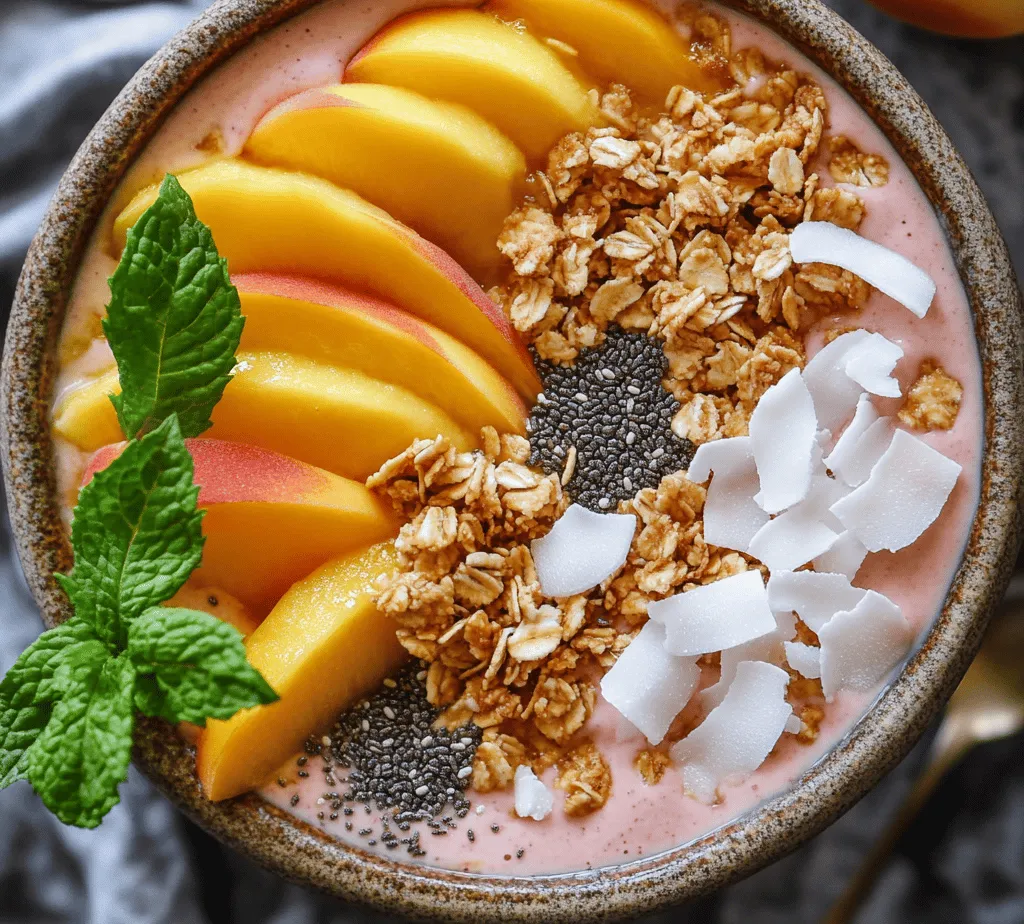 In recent years, smoothie bowls have taken the culinary world by storm, emerging as a trendy, visually appealing, and immensely nutritious breakfast option. These bowls present a delightful twist on the traditional smoothie, inviting you to indulge your senses with vibrant colors, diverse textures, and an array of toppings. Among the vast array of smoothie bowl recipes, the Peach Paradise Smoothie Bowl stands out as a seasonal delight that perfectly encapsulates the essence of summer.