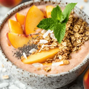 In recent years, smoothie bowls have taken the culinary world by storm, emerging as a trendy, visually appealing, and immensely nutritious breakfast option. These bowls present a delightful twist on the traditional smoothie, inviting you to indulge your senses with vibrant colors, diverse textures, and an array of toppings. Among the vast array of smoothie bowl recipes, the Peach Paradise Smoothie Bowl stands out as a seasonal delight that perfectly encapsulates the essence of summer.