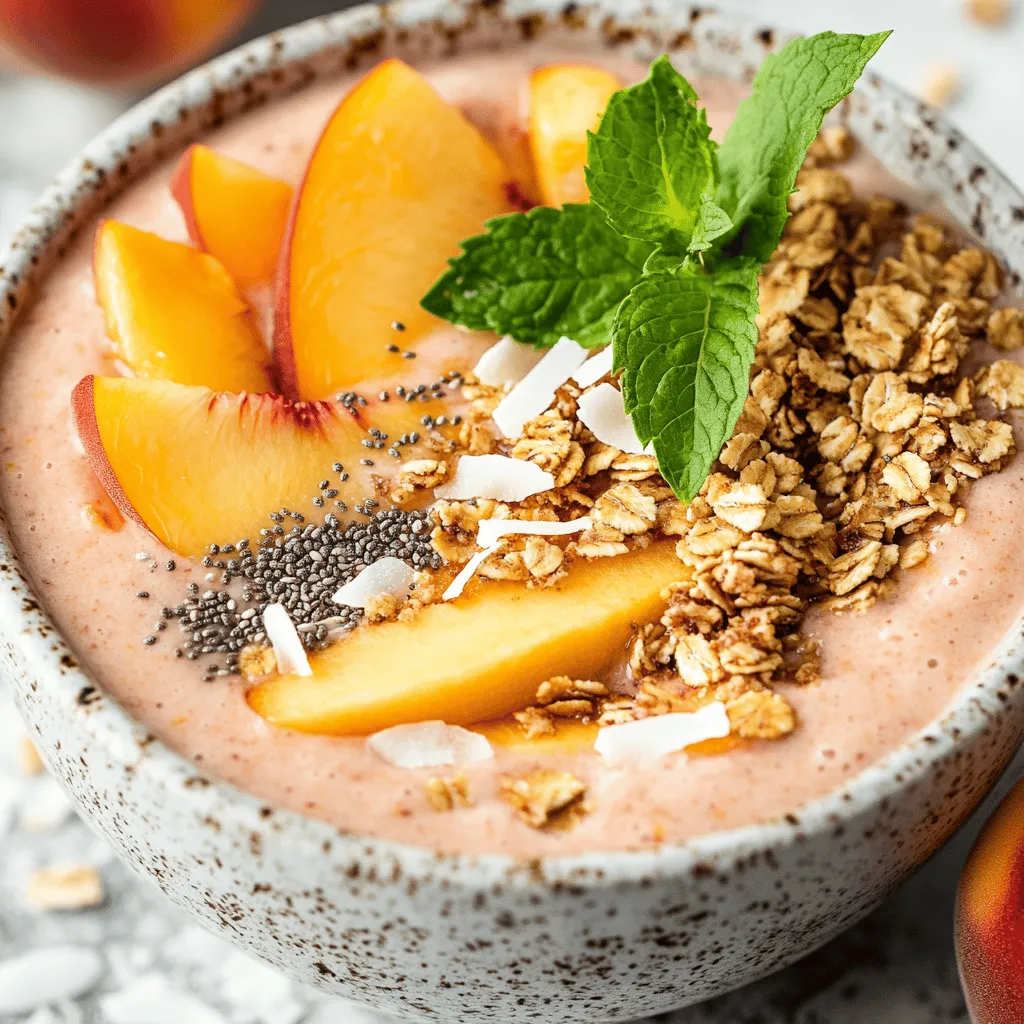 In recent years, smoothie bowls have taken the culinary world by storm, emerging as a trendy, visually appealing, and immensely nutritious breakfast option. These bowls present a delightful twist on the traditional smoothie, inviting you to indulge your senses with vibrant colors, diverse textures, and an array of toppings. Among the vast array of smoothie bowl recipes, the Peach Paradise Smoothie Bowl stands out as a seasonal delight that perfectly encapsulates the essence of summer.