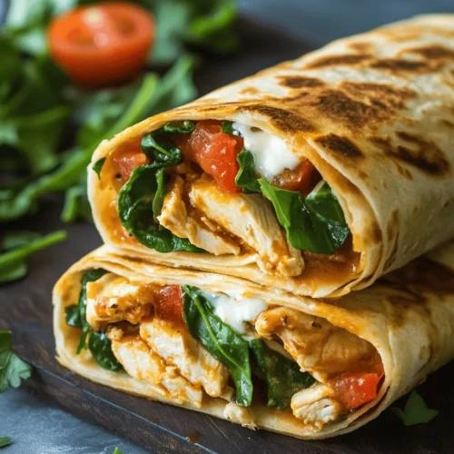 To create the perfect Cheesy Garlic Chicken Wraps, it’s essential to understand the role each ingredient plays in building flavor and texture. Let’s take a closer look at the key components of this mouthwatering dish: