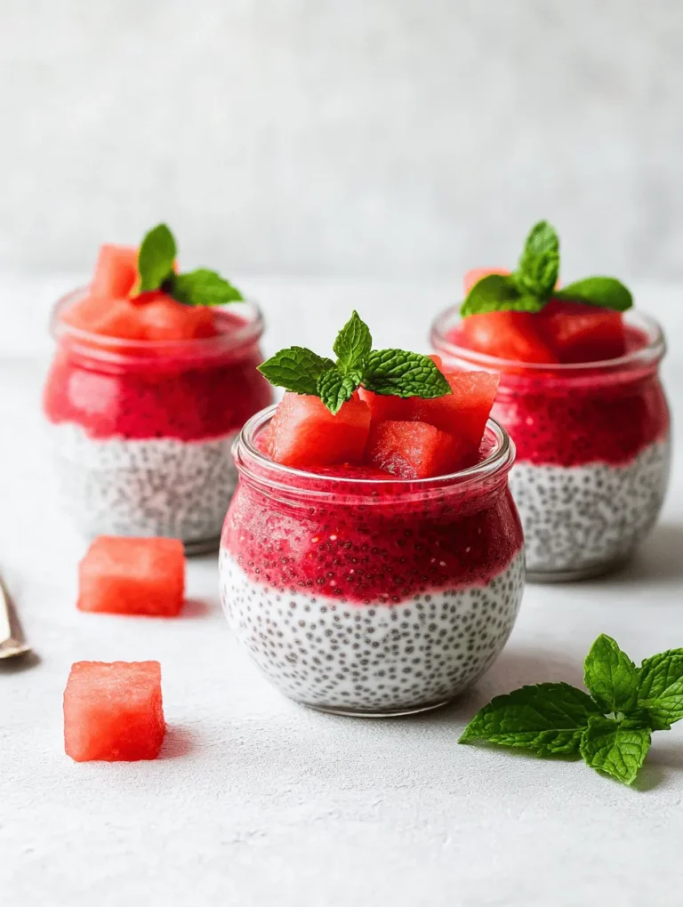 In recent years, chia pudding has emerged as a popular breakfast choice for health enthusiasts, and for good reason. This delightful dish, particularly in its watermelon variation, is not only refreshing and vibrant but also packed with essential nutrients. The combination of juicy watermelon, nutrient-dense chia seeds, and creamy coconut milk creates a visually appealing breakfast jar that is perfect for those warm summer mornings or as a light start to any day.