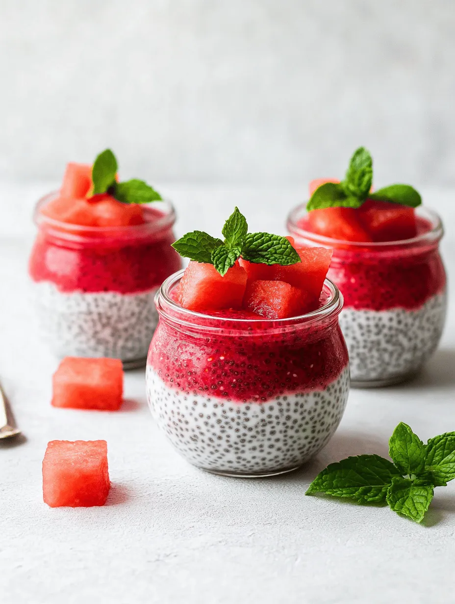 In recent years, chia pudding has emerged as a popular breakfast choice for health enthusiasts, and for good reason. This delightful dish, particularly in its watermelon variation, is not only refreshing and vibrant but also packed with essential nutrients. The combination of juicy watermelon, nutrient-dense chia seeds, and creamy coconut milk creates a visually appealing breakfast jar that is perfect for those warm summer mornings or as a light start to any day.