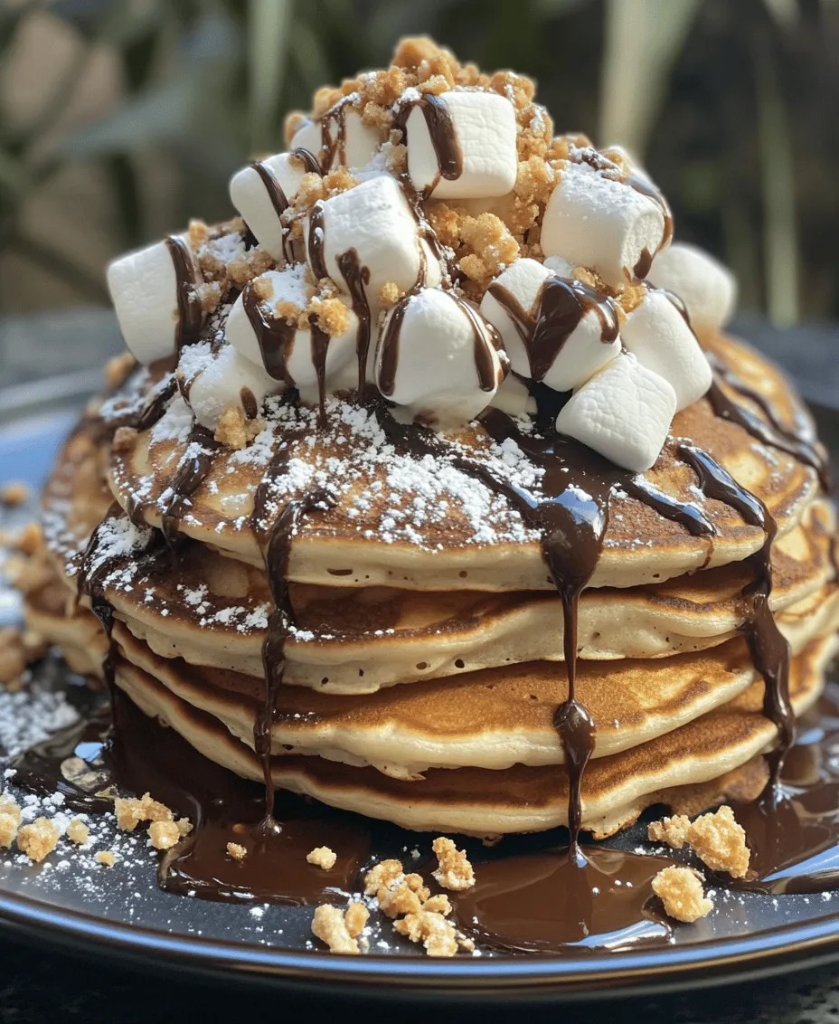 Pancakes have long held a cherished spot as a breakfast staple, beloved by people of all ages. Their fluffy texture and versatility make them an ideal canvas for a wide range of flavors and toppings. From classic buttermilk pancakes to fruit-infused variations, the possibilities are endless. One of the most exciting trends in the pancake world is the fusion of traditional flavors into this beloved dish. Enter S’mores Pancakes—an inventive twist that combines the nostalgia of campfire cooking with the comfort of a breakfast favorite.